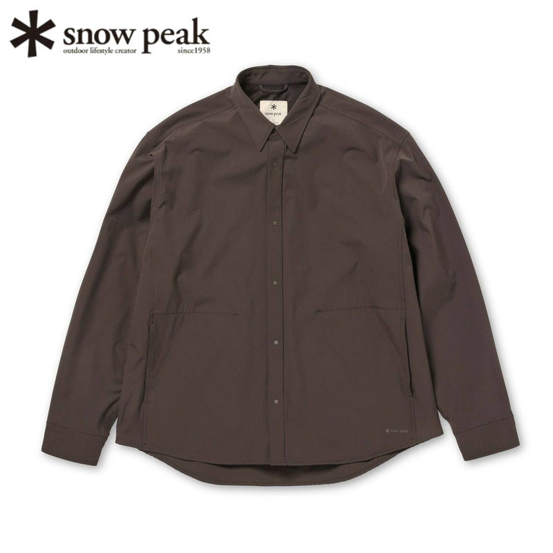 日本snowpeak雪峰长袖长衫简约