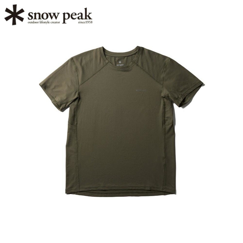 snowpeak雪峰飞钓T恤短袖速干