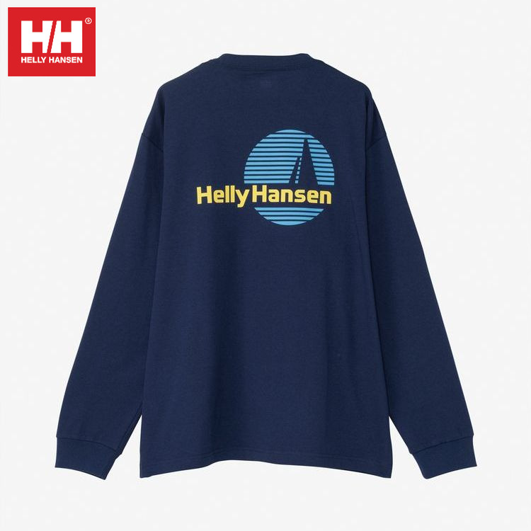 HH海丽汉森长袖T恤徽标logo圆领