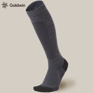 日本进口代购 Goldwin羊毛高筒袜男女C3fit美利奴保暖支撑长筒袜