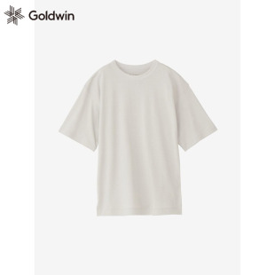 日本代购Goldwin24年新款纸纤维运动T恤男女Re-Optimum光电子短袖