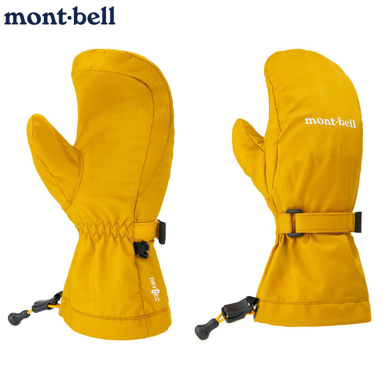 montbell儿童防水透气户外手套