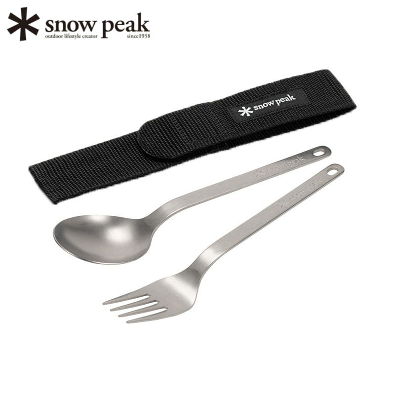 SnowPeak叉匙餐具超轻钛金属