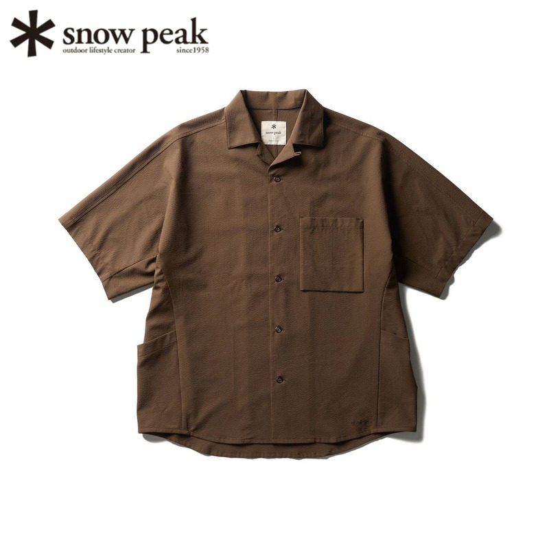日本snowpeak雪峰速干短袖衬衫T