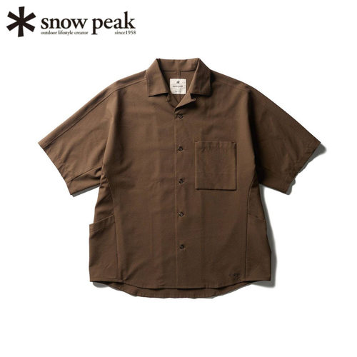 日本snowpeak雪峰速干短袖衬衫T