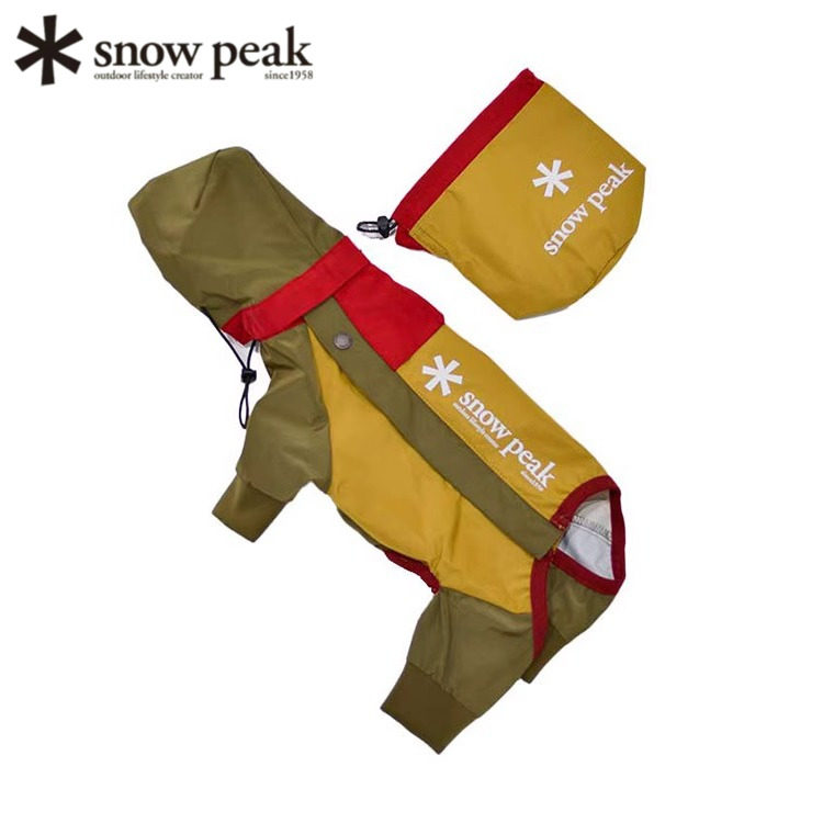 SnowPeak雪峰户外便携宠物狗雨衣