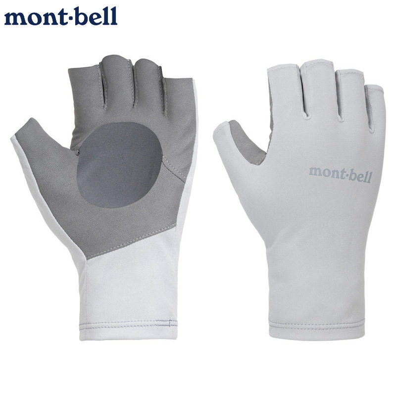 montbell钓鱼手套露指速干防晒