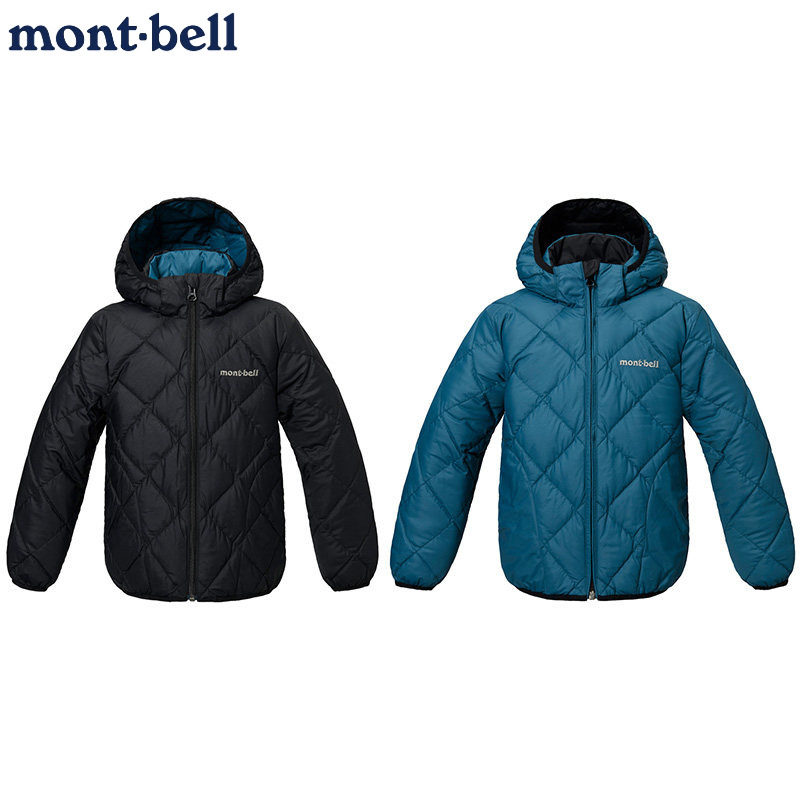 日本代购montbell儿童双面羽绒服2026年新款户外轻量冬季保暖外套