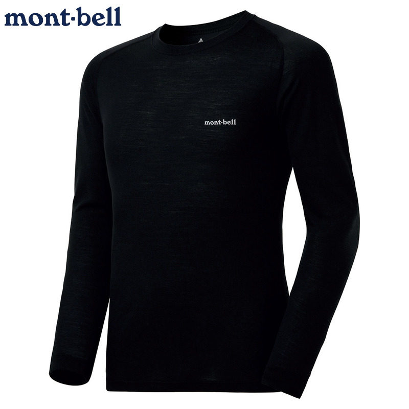 mont·bell男士羊毛内衣透气保暖