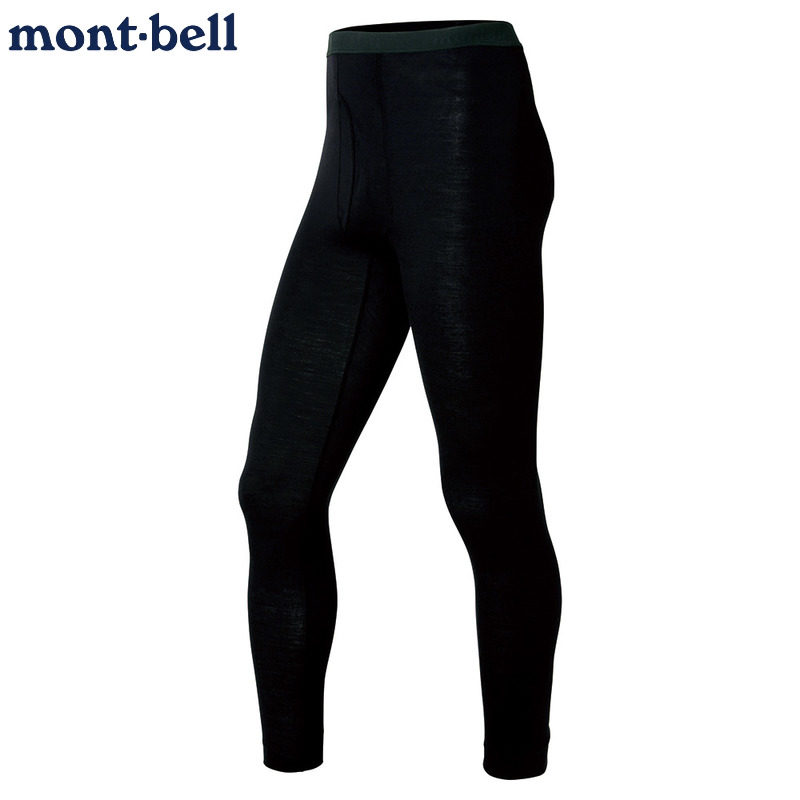 mont·bell男士羊毛打底裤保暖