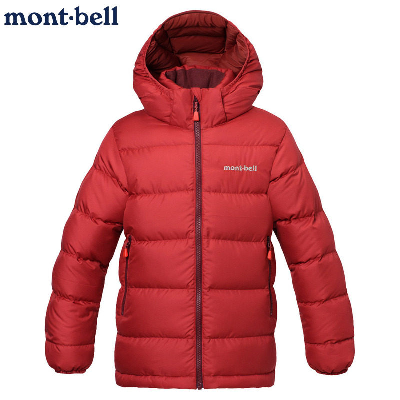 montbell儿童羽绒服中长款外套