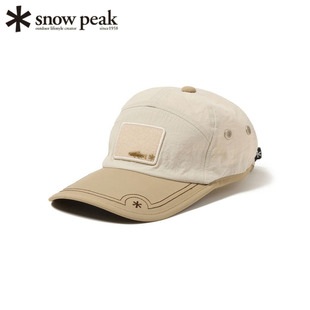 日本snowpeak雪峰鸭舌刺绣帽子飞钓透气防风防晒户外日常钓鱼2025