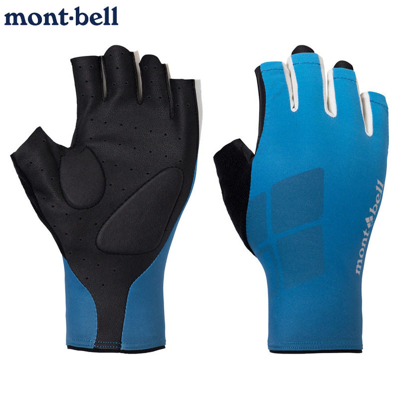 montbell骑行露指手套速干透气