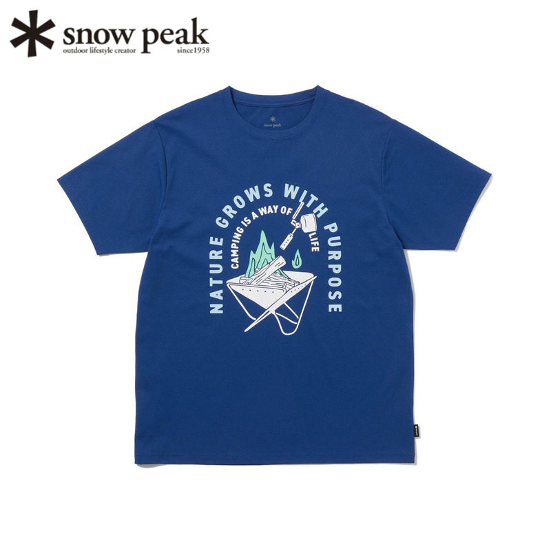 日本snowpeak雪峰夏季速干短袖T图片