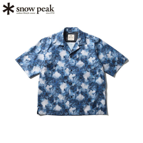 日本snowpeak雪峰夏季短袖衬衫T