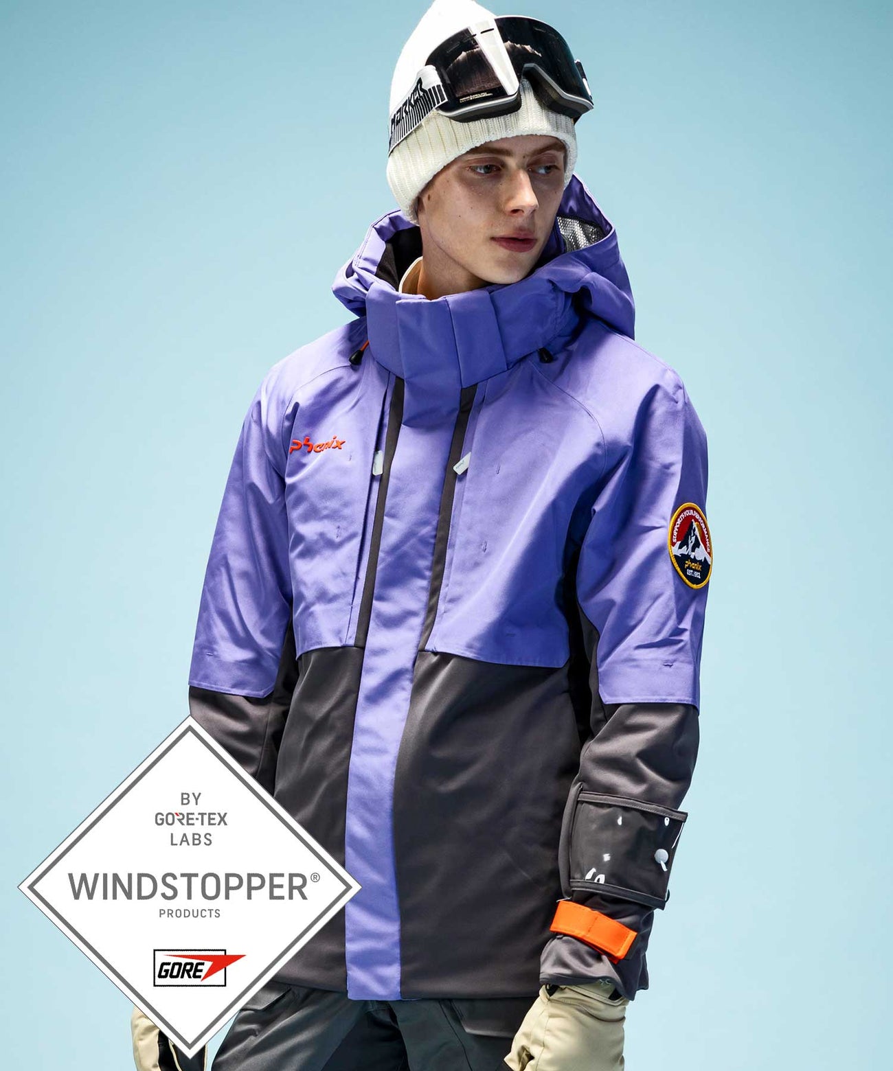 日本代购phenix菲尼克斯23新款滑雪服外套男gtx单双板保暖冲锋衣