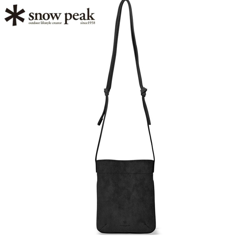 日本snowpeak雪峰麂皮单肩包