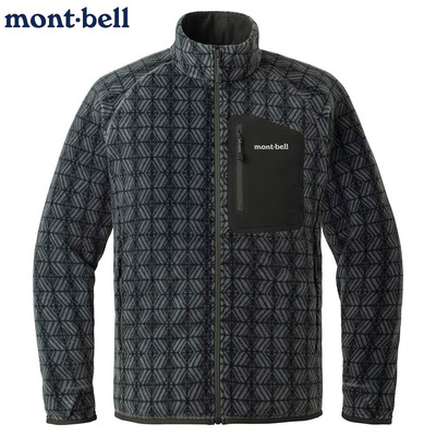 montbell保暖男印花夹克