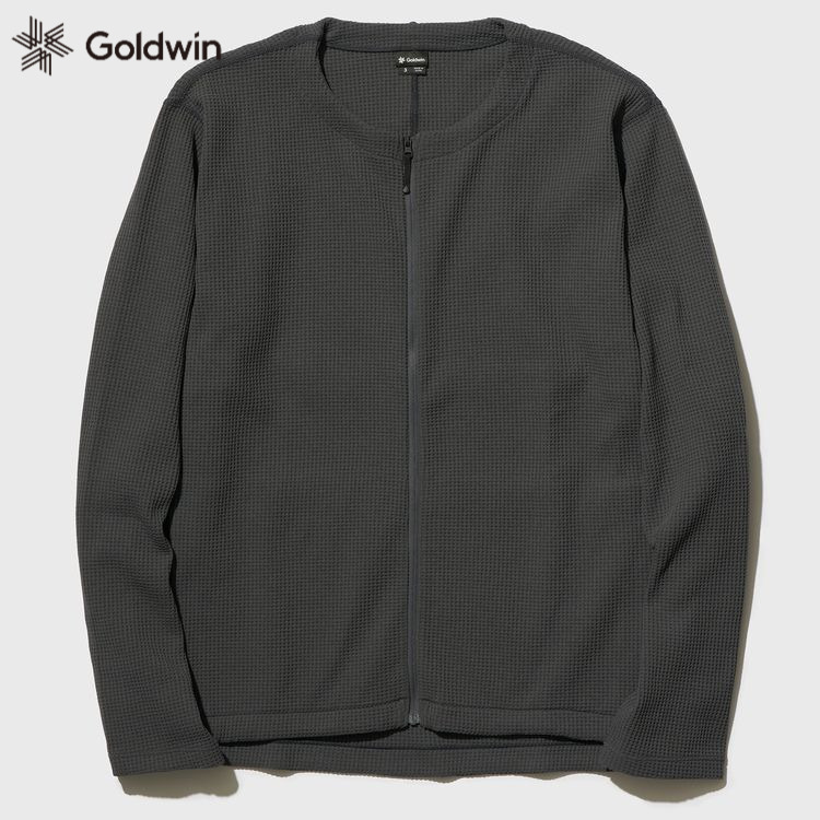 日本Goldwin华夫格开衫T恤男速干