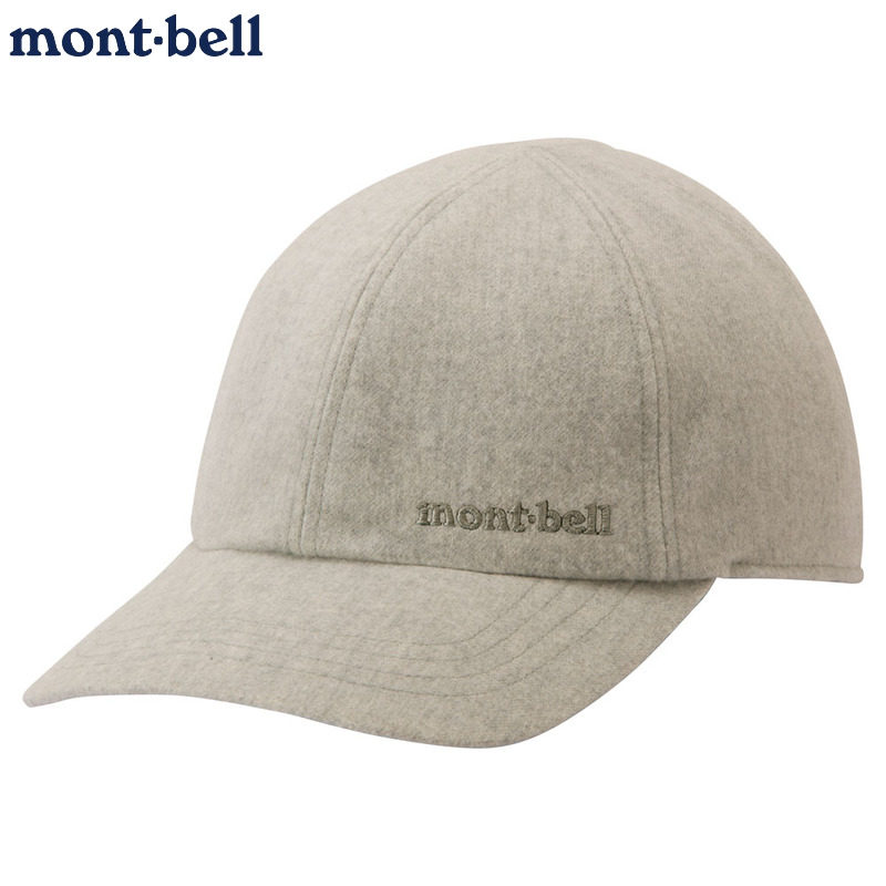 montbell羊毛鸭舌帽棒球帽