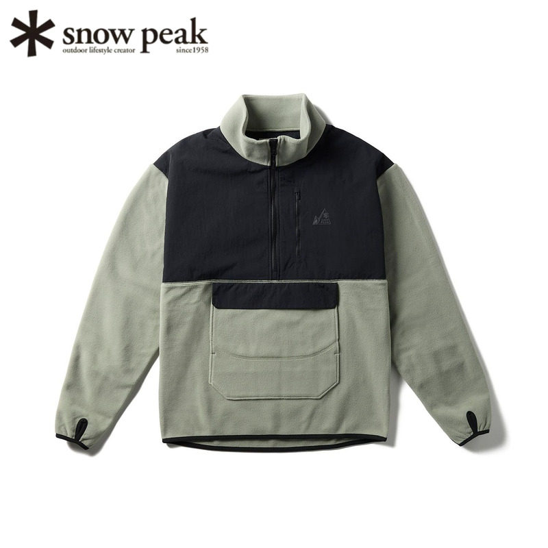 日本snowpeak雪峰抓绒衣上衣保暖