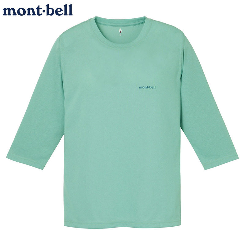 montbell中袖速干T恤女士户外