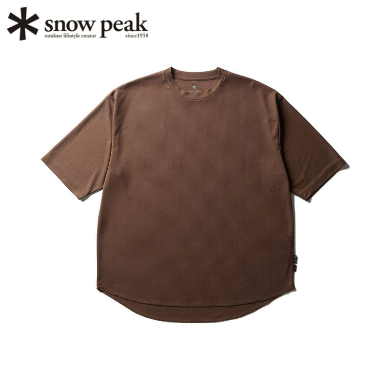 日本snowpeak雪峰户外速干短袖T图片