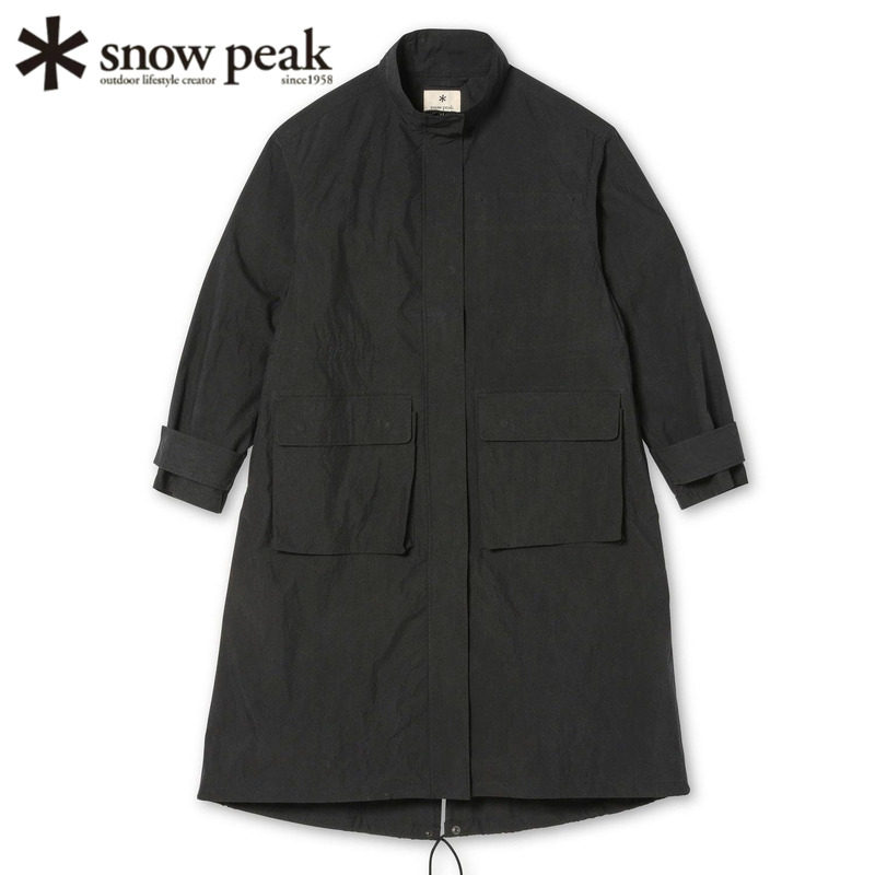 日本snowpeak雪峰户外中长外套