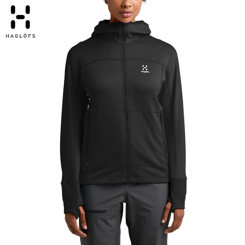 日本代购haglofs火柴棍女士连帽衫betula hood户外保暖内搭夹克