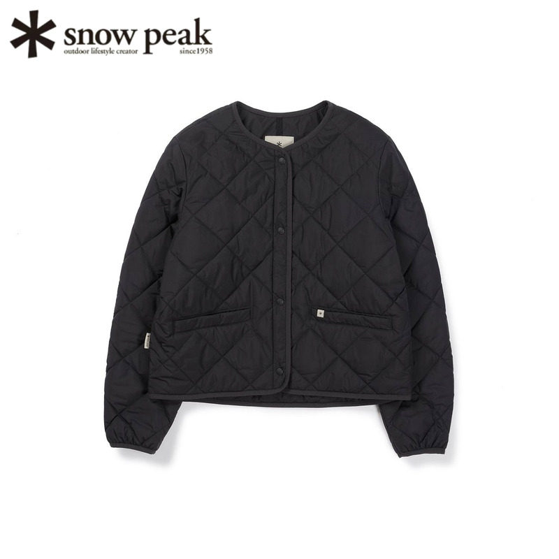 日本snowpeak雪峰保暖菱格外套