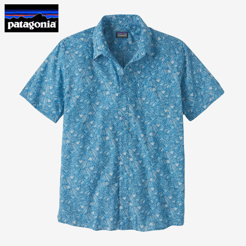 Patagonia巴塔短袖衬衫男士透气