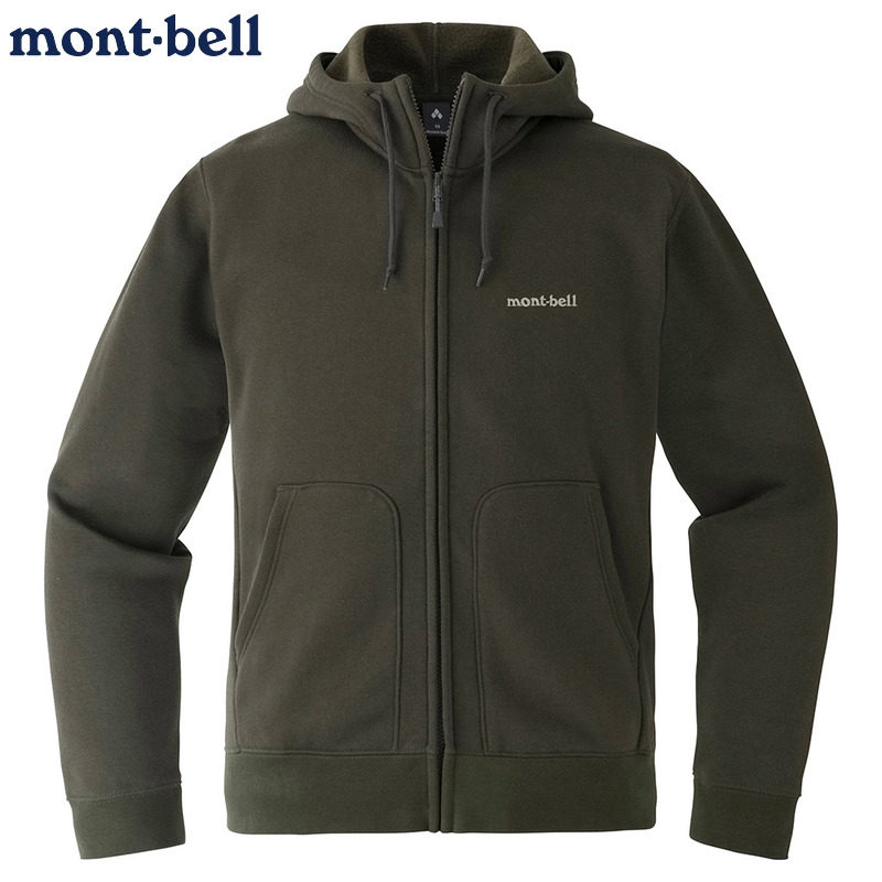 montbell抓绒男拉链衫外套
