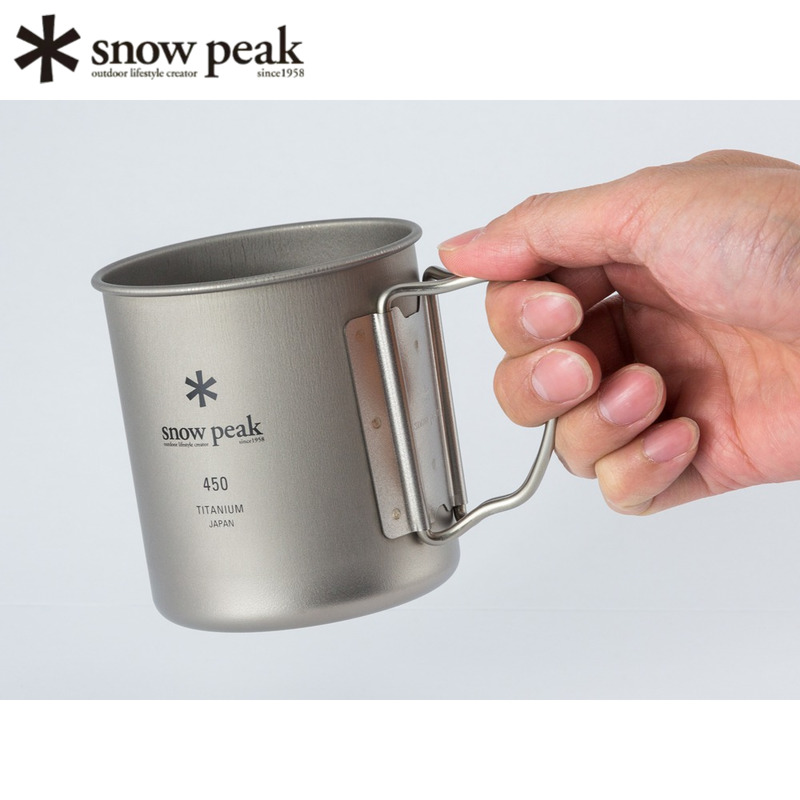 日本SnowPeak钛杯户外露营杯子