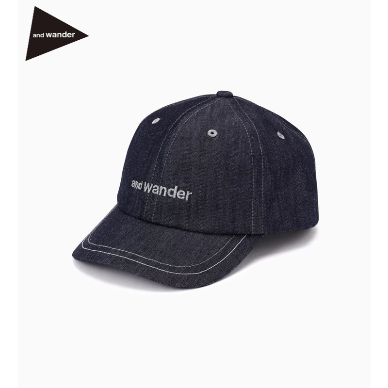 andwander牛仔鸭舌帽吸汗速干