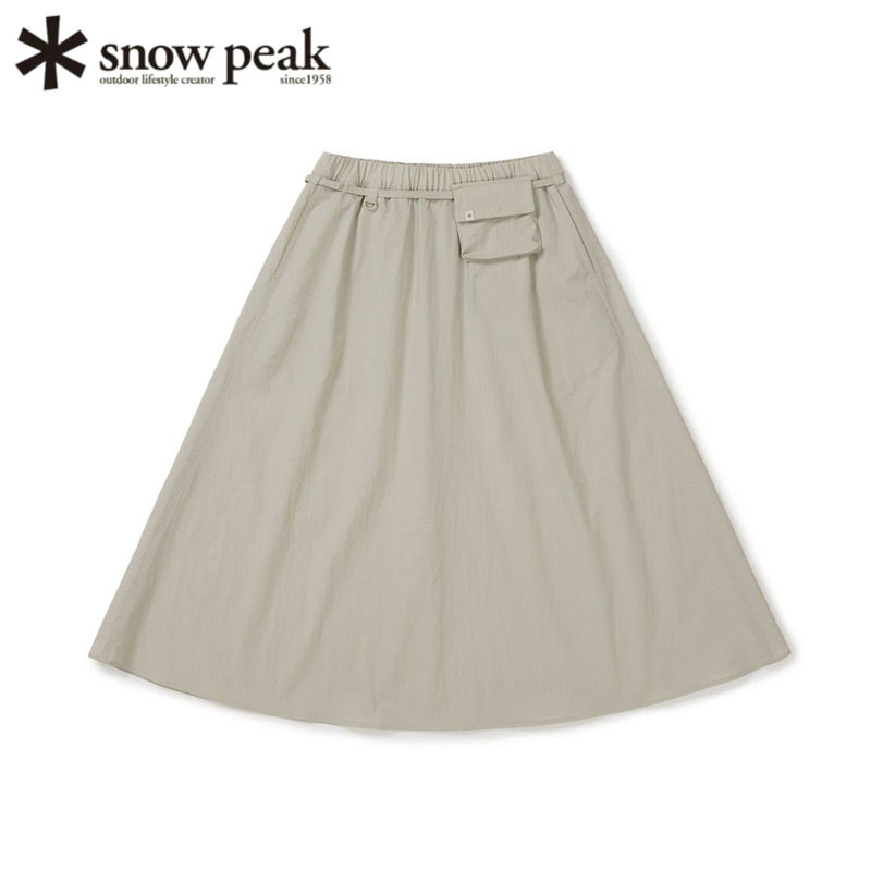 日本snowpeak雪峰女士A字长裙