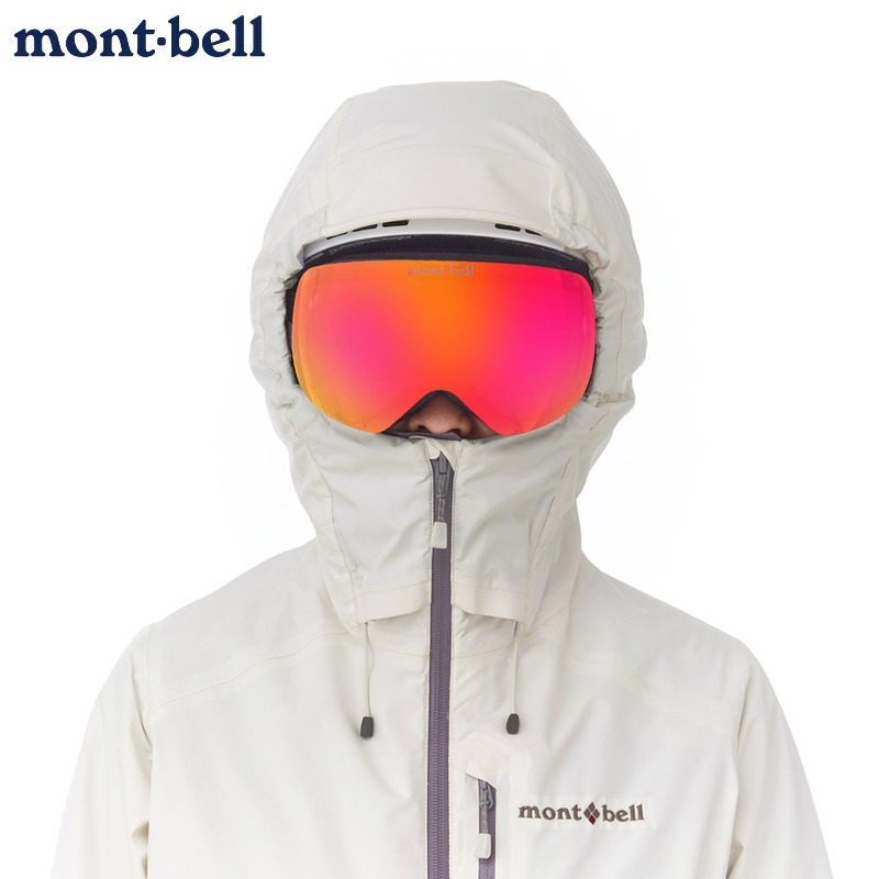 日本montbell滑雪服女保暖冲锋衣