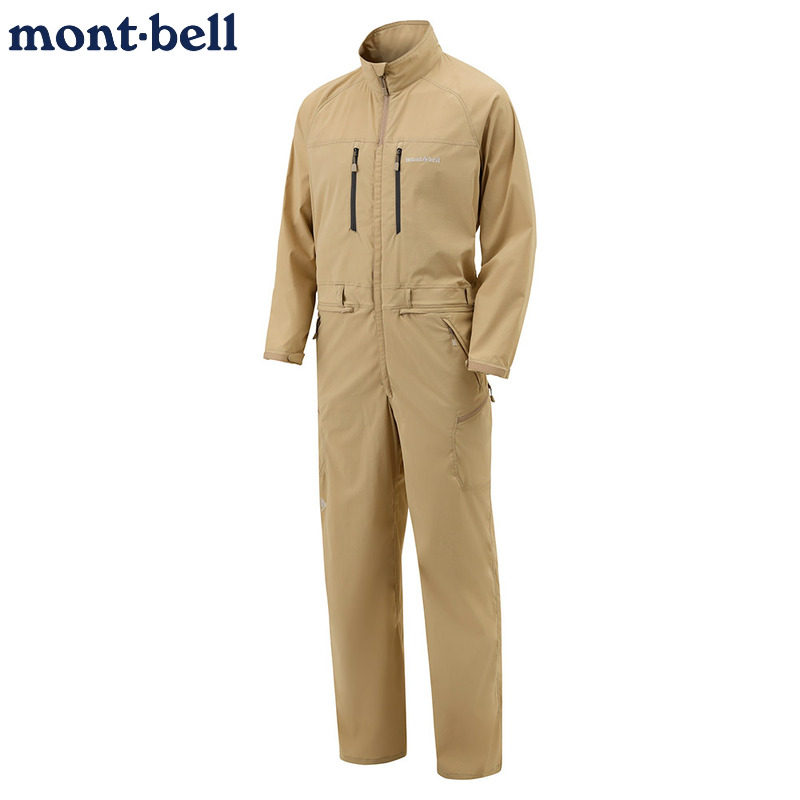 montbell工作连体服弹力园林钓鱼
