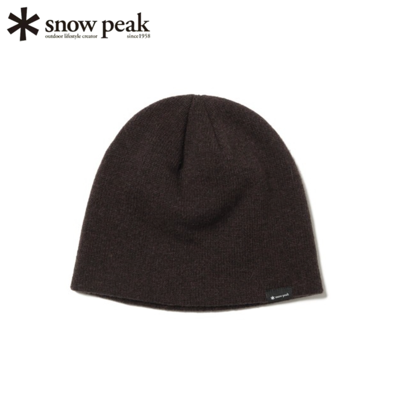 snowpeak雪峰可水洗羊毛针织帽