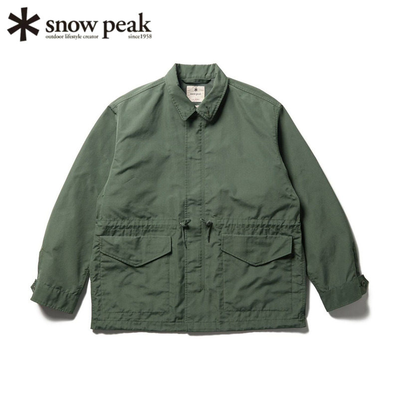 日本snowpeak雪峰户外露营夹克衫
