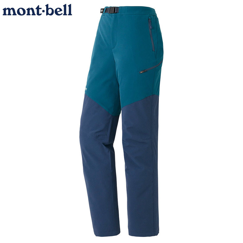 montbell女士半冲锋裤防水弹力