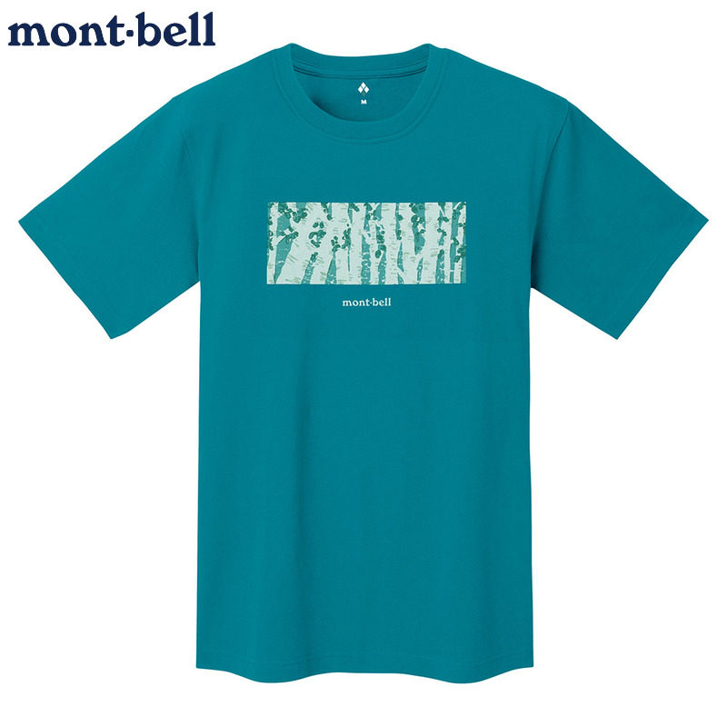montbell棉质短袖T恤吸汗透气衫