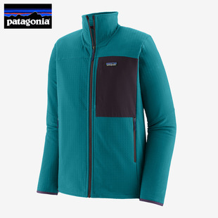 日本代购Patagonia巴塔哥尼亚户外保暖夹克R2 TechFace透气抓绒衣