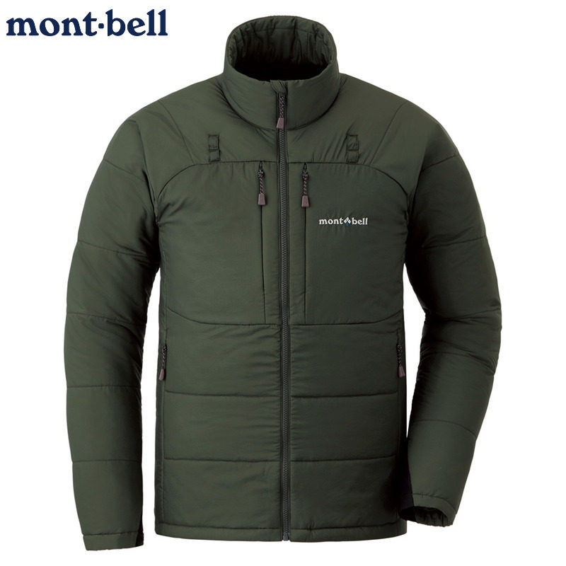 montbell户外钓鱼棉服冬季保暖