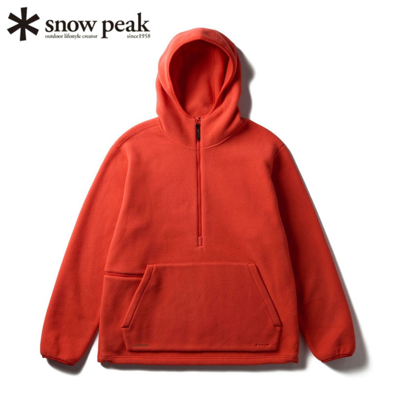 日本snowpeak雪峰抓绒保暖卫衣