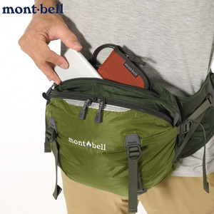 montbell户外旅行腰包轻巧