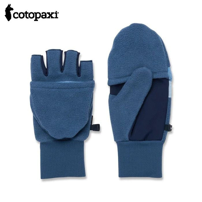 Cotopaxi羊驼翻盖露指手套抓绒