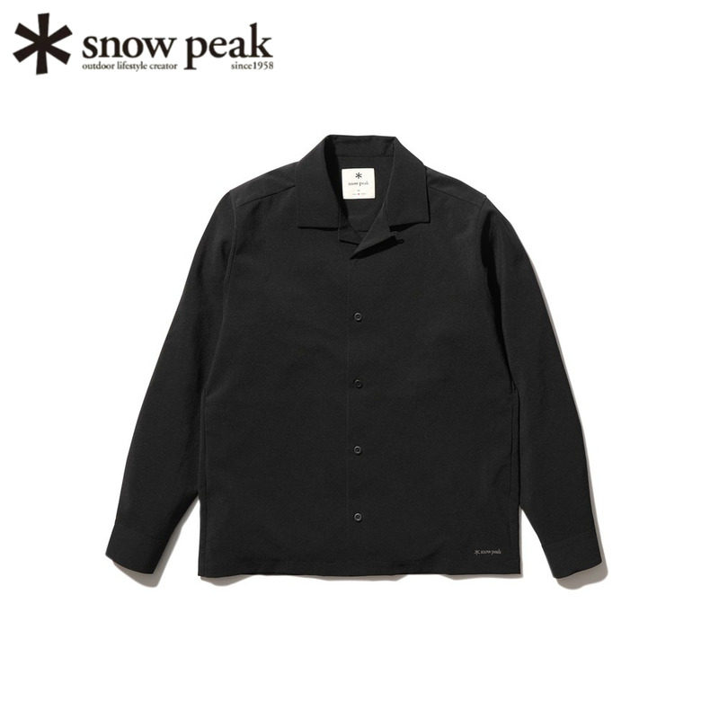 日本代购Snow Peak雪峰新款衬衫男士春秋户外露营透气长袖上衣