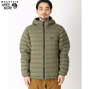 日本代购Mountain Hardwear山浩羽绒服连帽男士户外运动保暖外套