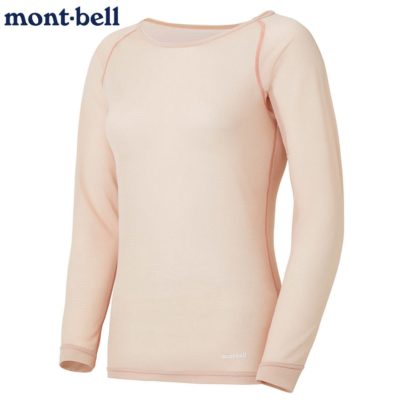 mont·bell女士长袖短袖圆领网眼