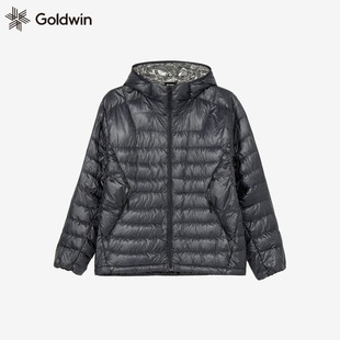 日本代购Goldwin羽绒服男士1000蓬轻量保暖户外便携收纳防寒外套